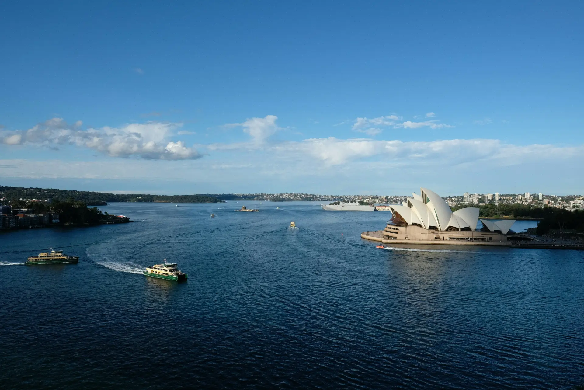 Sydney Harbour ferry journeys